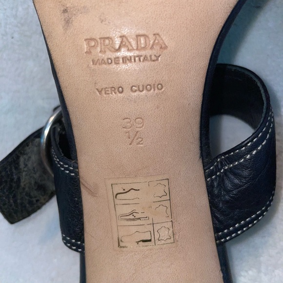 Authentic Prada stiletto sandals used like new!! - Picture 4 of 5